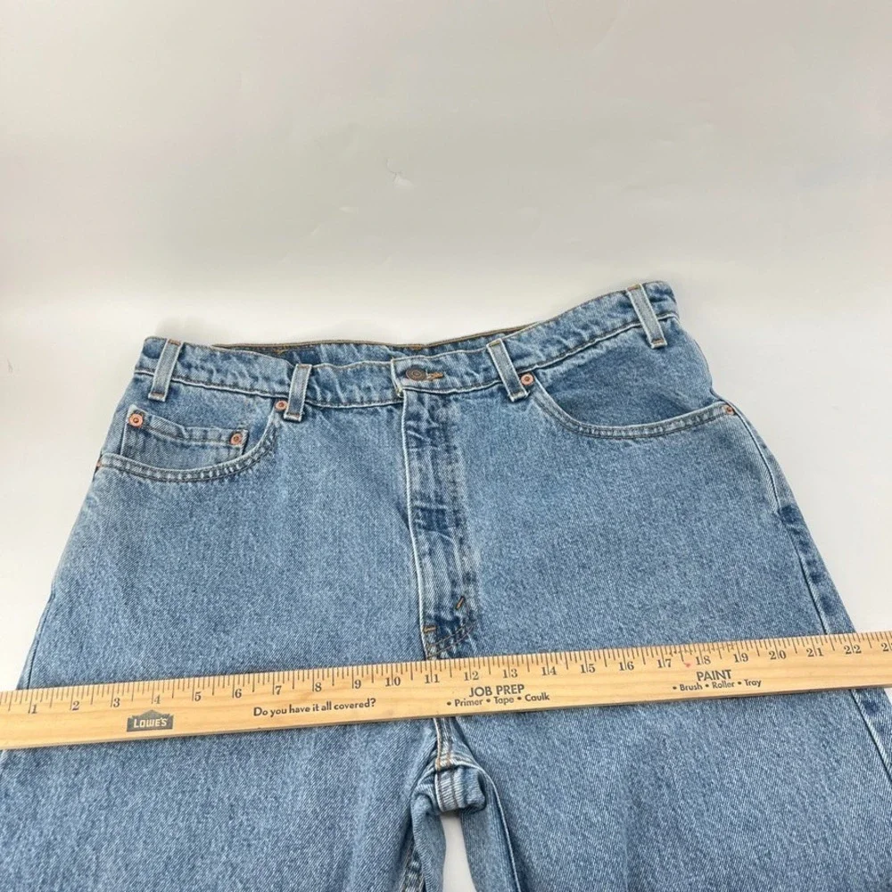 Vtg 90s Levis 505 Regular Fit Straight Leg Jeans 36 (34x34) Med Wash Denim 1998